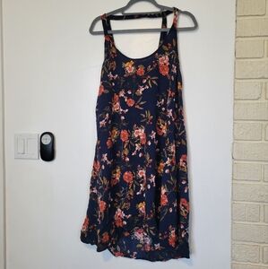 Rue+ Navy Blue Floral Summer dress in size 2x